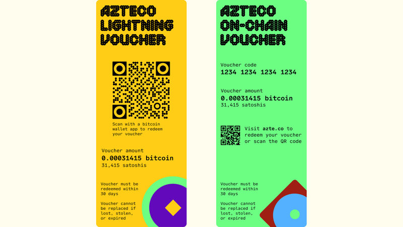 Azteco Lightning-Gutscheine